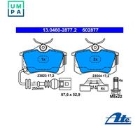 Rear Brake Pads Set Seat VW:POLO,IBIZA III 3,CORDOBA,LUPO 6Q0698451B 6Q0698451