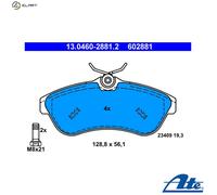 BRAKE PAD SET DISC BRAKE 13.0460-2881.2 FOR CITROEN C3/Pluriel C2/ENTERPRISE C2