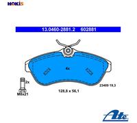 Brake pads 13.0460-2881.2 ATE for CITROËN C3 I C3 Pluriel C2 C2 ENTERPRISE