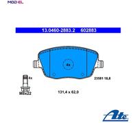 ATE 13.0460-2883.2 Brake pad set