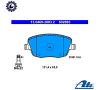 BRAKE PAD SET DISC BRAKE 13.0460-2883.2 FOR VW BBY/AUA/BKY 1.4L 4cyl POLO