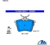 ATE 13.0460-2893.2 Brake pad set