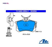 ATE 13.0460-2894.2 Brake pad set