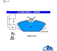 ATE 13.0460-2895.2 Brake pad set