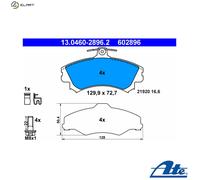 ATE 13.0460-2896.2 Brake pad set