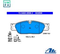 ATE Brake Pad Set 13.0460-2898.2 - for Jaguar XJ, S-TYPE II (AJD 2.7L, JB 2.5L, AJ-V6 3.0L)