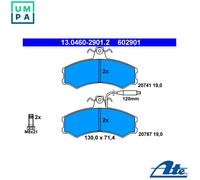 BRAKE PAD SET DISC BRAKE 13.0460-2901.2 FOR ALFA ROMEO AR/Van/Bus PEUGEOT