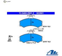 ATE Brake Pad Set 13.0460-2901.2 - Disc Brake - for Alfa Romeo, Citroën, Fiat, Peugeot