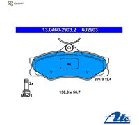 BRAKE PAD SET DISC BRAKE 13.0460-2903.2 FOR VW CARAVELLE/III/Bus/TRANSPORTER