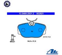 Brake pads 13.0460-2921.2 ATE for BMW 3 3 Touring Z1 Roadster 3 Convertible