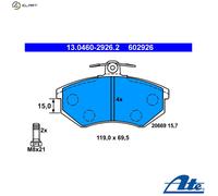 ATE 13.0460-2926.2 Brake pad set