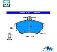 ATE 13.0460-2926.2 Brake pad set