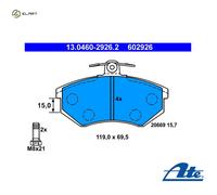 BRAKE PAD SET DISC BRAKE 13.0460-2926.2 FOR AUDI CY 1.6L JN/PV/DZ/JV/NE 1.8L