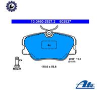 BRAKE PAD SET DISC BRAKE 13.0460-2927.2 FOR MERCEDES-BENZ 124/T-Model/Break 2.2L