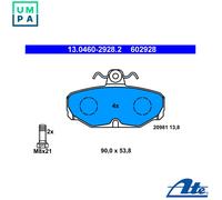 ATE Brake Pad Set 13.0460-2928.2 - Disc brake - for Ford Sierra II, Granada I, Scorpio I/II
