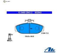 ATE 13.0460-2943.2 Brake pad set