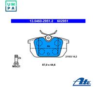 BRAKE PAD SET DISC BRAKE 13.0460-2951.2 FOR ALFA ROMEO FIAT MAREA/Weekend 2.0L