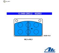 ATE 13.0460-2953.2 Brake pad set