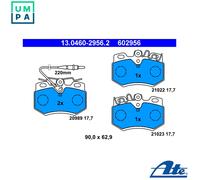 ATE 13.0460-2956.2 Brake pad set
