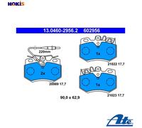 ATE 13.0460-2956.2 Brake pad set