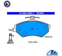 BRAKE PAD SET DISC BRAKE 13.0460-2958.2 FOR VW GOLF/Mk/III/Cabriolet CABRIO 2.0L