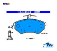 BRAKE PAD SET DISC BRAKE 13.0460-2958.2 FOR SEAT CORDOBA/Sedan/Vario/VARIO/Van