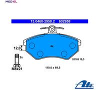 BRAKE PAD SET DISC BRAKE 13.0460-2958.2 FOR VW PANEL/II/Box/Body/MPV VAN/CADDY