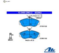 ATE 13.0460-2963.2 Brake pad set