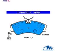 ATE Brake Pad Set 13.0460-2972.2 Disc Brake for VW Transporter/Caravelle Mk IV Bus
