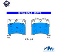 Brake pads 13.0460-2973.2 ATE for VW TRANSPORTER / CARAVELLE Mk IV Bus