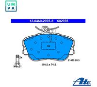 Brake pads 13.0460-2975.2 ATE for MERCEDES-BENZ C-CLASS C-CLASS T-Model