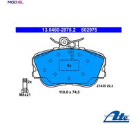 Brake pads 13.0460-2975.2 ATE for MERCEDES-BENZ C-CLASS C-CLASS T-Model