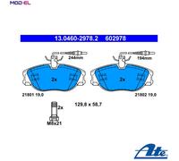 BRAKE PAD SET DISC BRAKE 13.0460-2978.2 FOR FIAT RHW /RHK /RHM 2.0L 4cyl
