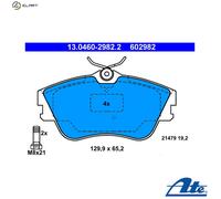 ATE Brake Pads 13.0460-2982.2 for VW Transporter / Caravelle Mk IV Bus