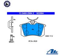 ATE Brake Pad Set 13.0460-2984.2 – Disc Brake for VW/SEAT