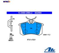 ATE Brake Pad Set 13.0460-2984.2 – Disc Brake for VW/SEAT
