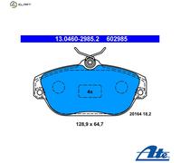 ATE Brake Pad Set 13.0460-2985.2 - Disc Brake for Volvo 740, 940, 960