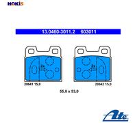 BRAKE PAD SET DISC BRAKE 13.0460-3011.2 FOR ALFA ROMEO AR01563/00536 1.6L 4cyl