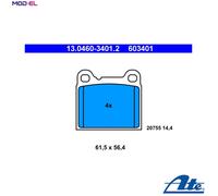 Brake pads 13.0460-3401.2 ATE for VOLVO 740 760 740 Kombi 760 Kombi 940 960