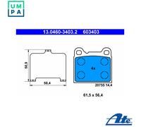 NEW DISC BRAKE PADS SET FOR VOLVO 850 854 B 5252 FS B 5204 FT B 5204 T ATE