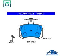 ATE 13.0460-3602.2 Brake pad set