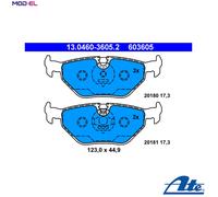 ATE 13.0460-3605.2 Brake pad set
