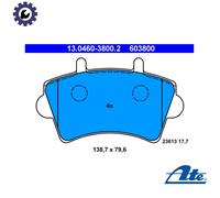 ATE 13.0460-3800.2 Brake pad set