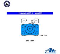 ATE Brake Pad Set 13.0460-3805.2 – Disc Brake OE Replacement for Mercedes-Benz