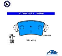 ATE 13.0460-3806.2 Brake pad set