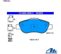 BRAKE PAD SET DISC BRAKE 13.0460-3809.2 FOR FIAT PANDA/CLASSIC/Hatchback/Van