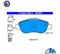 BRAKE PAD SET DISC BRAKE 13.0460-3809.2 FOR FIAT PANDA/CLASSIC/Hatchback/Van