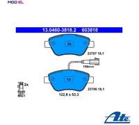 BRAKE PAD SET DISC BRAKE 13.0460-3818.2 FOR PEUGEOT FIAT LANCIA CITROEN
