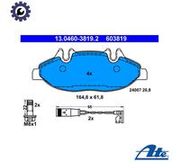 ATE Brake pad set incl. wear warning contact 13.0460-3819.2 Brake pads,Brake pad set, disc brake MERCEDES-BENZ,VIANO (W639),VITO Bus (W639)