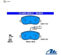 ATE 13.0460-3824.2 Brake pad set